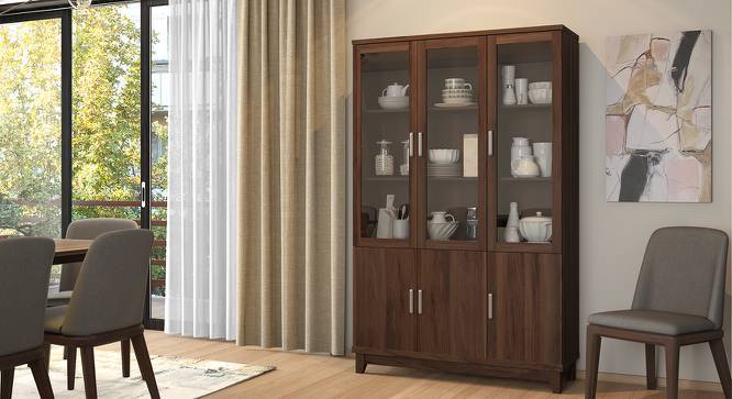 Alton Display Cabinet With 6 Doors Urban Ladder
