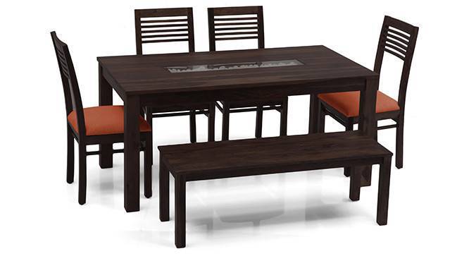 Brighton Large Zella 6 Seater Dining Table Set With Bench