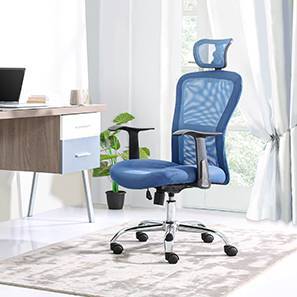 Venturi Study Chair 3 Axis Adjustable Aqua
