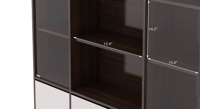 Iwaki Bookshelf With Glass Door Urban Ladder