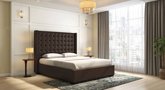 Harris Upholstered Storage Bed Urban Ladder
