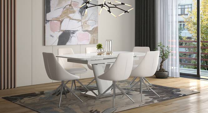White dining table 6 seater store