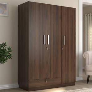 Bocado Wardrobe Three Door Columbian Walnut Finish