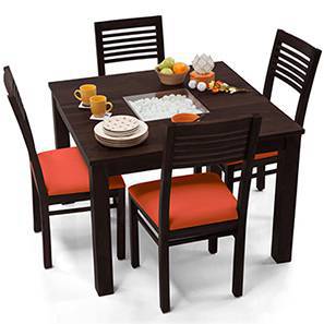 Brighton Solid Wood Dining Set Check 24 Amazing Designs Brighton Square Zella 4 Seater Dining Table Set Mahogany Finish Burnt Orange