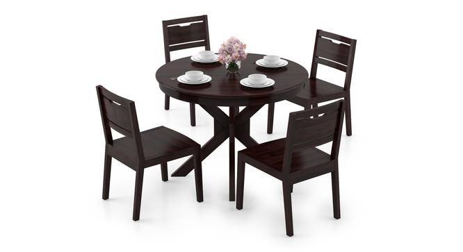 Round Dining Table Set For 4 : Buy 4 Seater Vintage Round Dining Table Set Dining Room 4 Seater Dining Table Sets Furniture / Made of solid hardwood with stylish fractal pattern design elements of the table and chair backs, makes this set a perfect addition.