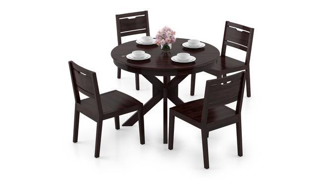 Aries 4 Seater Round Dining Table Set, Round Breakfast Table Set