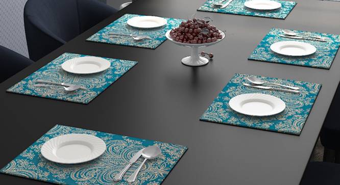 Lester Table Mat Urban Ladder Lester Table Mat Urban Ladder, Turquoise Round Table Mats