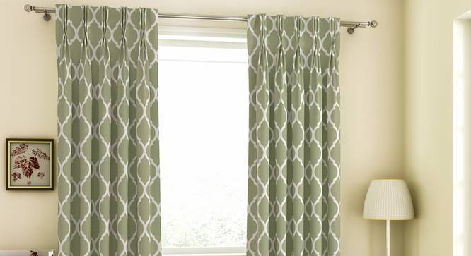 Taj Door Curtains Set Of 2 Urban Ladder Taj Door Curtains Set Of 2 Urban Ladder, Green Patterned Curtains