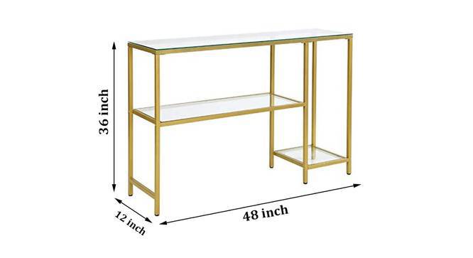 Rykov Console Table Gold Urban Ladder Rykov Console Table Gold Urban Ladder, Console Table Dimensions In Inches