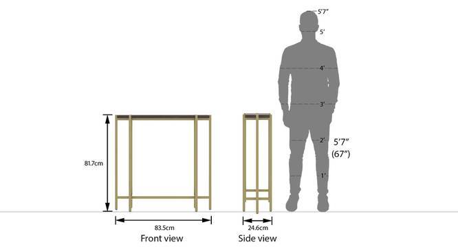 Cornille Console Table Urban Ladder Cornille Console Table Urban Ladder, What Are The Dimensions Of A Console Table