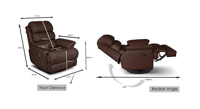 Recliner dimensions hot sale