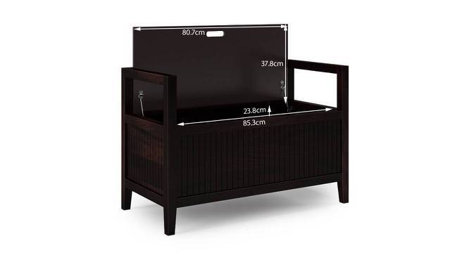 Mahogany cheap storage bench