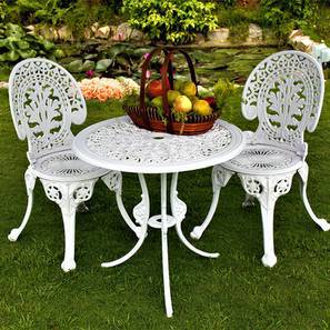 High chair and table for balcony on sale