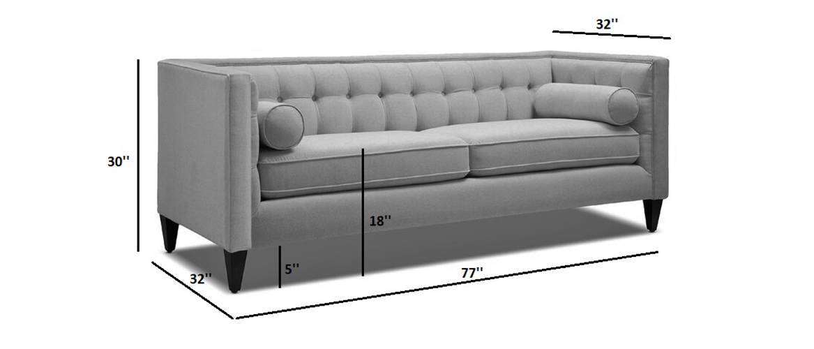 Urban ladder store chesterfield sofa