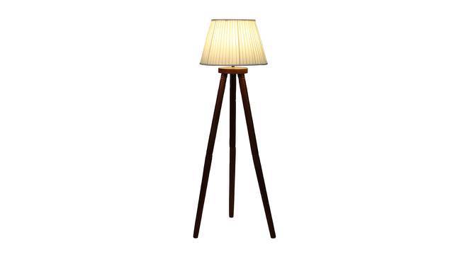 Lauraine Off White Cotton Silk Mix Shade Floor Lamp Urban Ladder