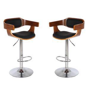 Chumley Adjule Height Swivel Bar Stools Set Of 2 Urban Ladder
