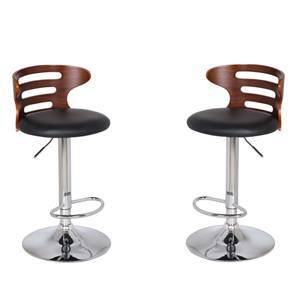Foot Stools Nested And Bar Bedroom Living Room Mcgillin Adjule Height Swivel Bar Stools Set Of 2 Walnut Finish By Urban