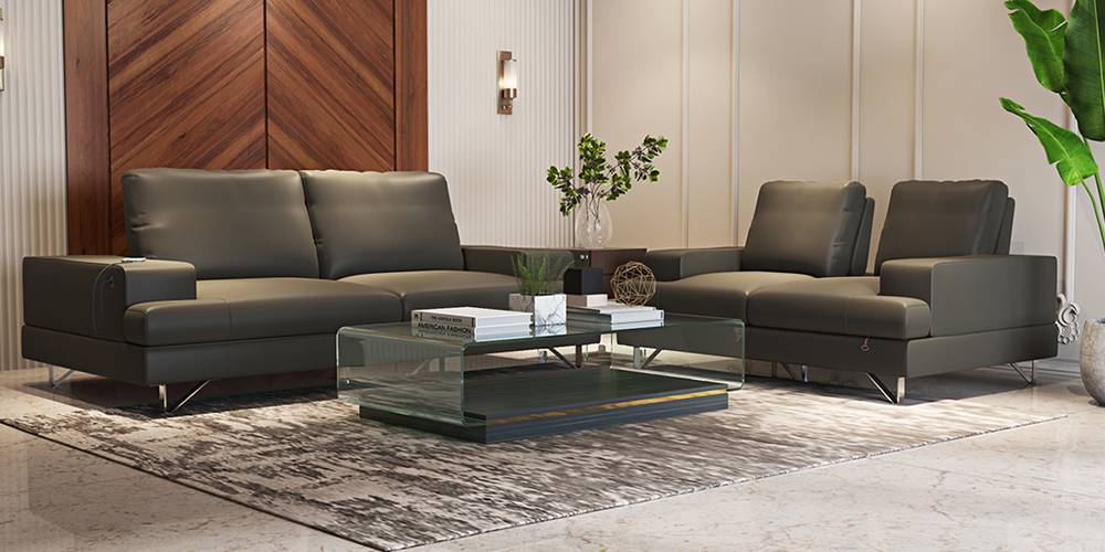Urban ladder deals leatherette sofa