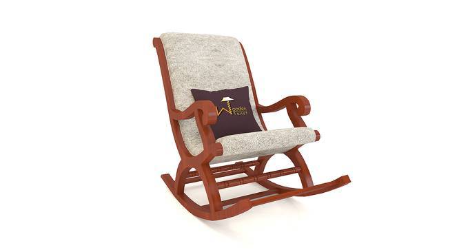 Lorryn Solid Wood Rocking Chair in Beige Colour Urban Ladder