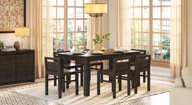 Mocha dining sale table and chairs