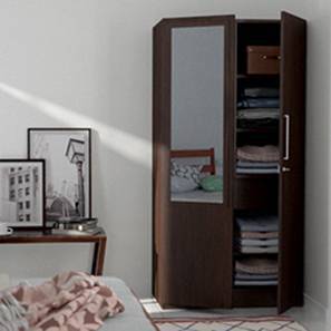 Wardrobe Designs Online Check Bedroom Wardrobes Design Price Domenico Wardrobe Two Door Yes Mirror Without Drawer Configuration By Urban Ladder