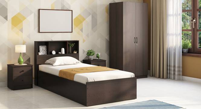 Headboard storage king bed discount