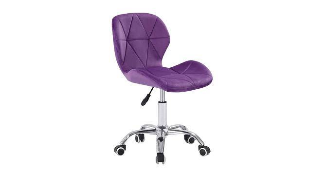 Purple desk chair no wheels deals