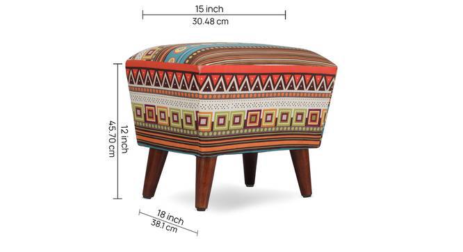 William Solid Wood Ottoman Urban Ladder