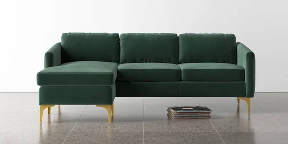 L shape outlet sofa urban ladder